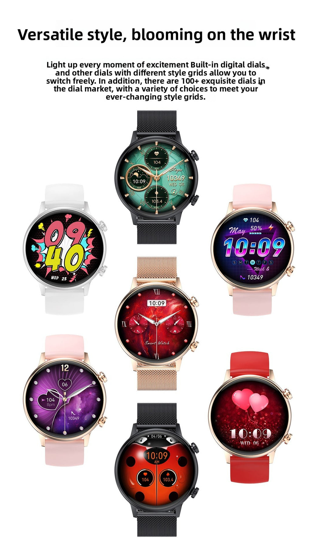 HK39Smart Watch Bluetooth Call Heart Rate Monitoring Exercise Blood Oxygen Blood Pressure AMOLED Health Monitoring