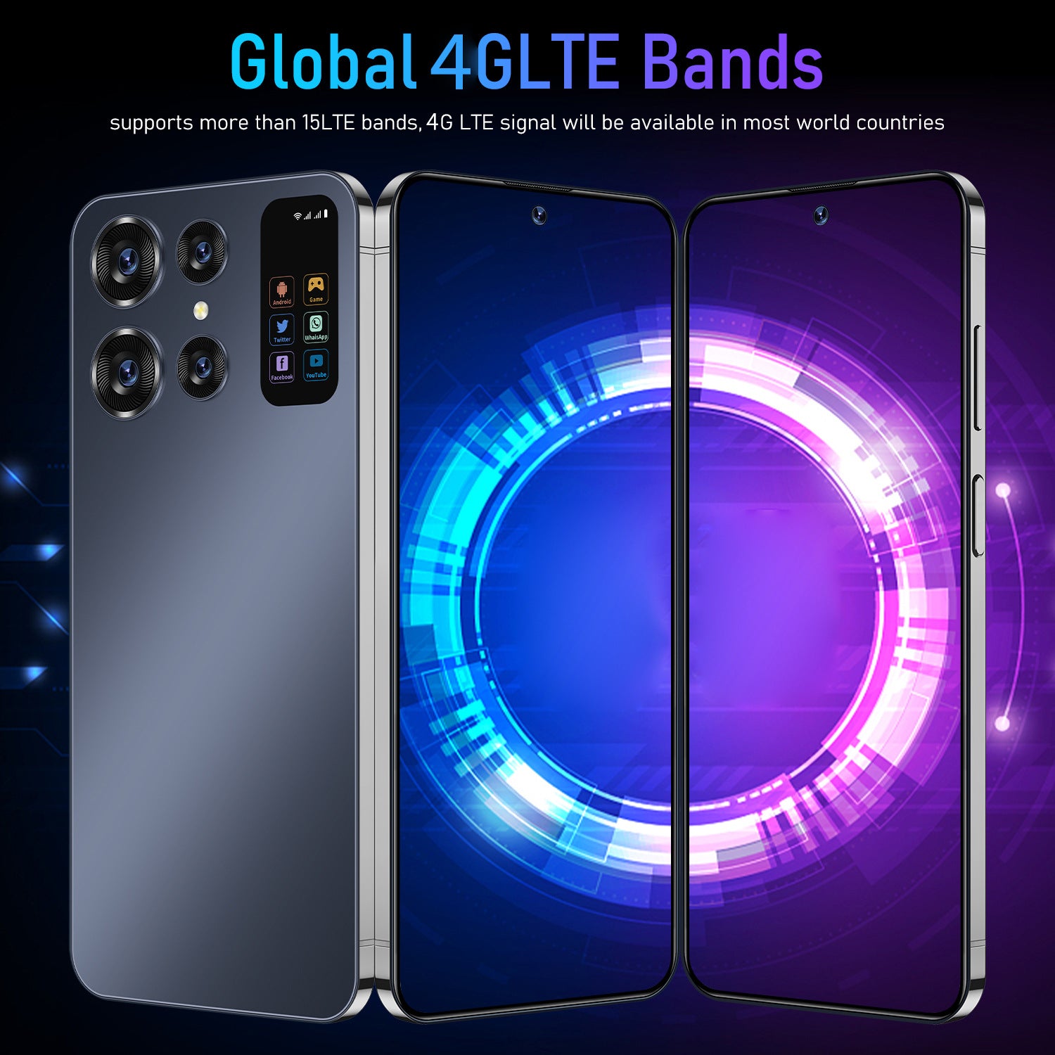 new smartphone C25 Android7.3Inch Large Screen4+64G Smartphone Shopee