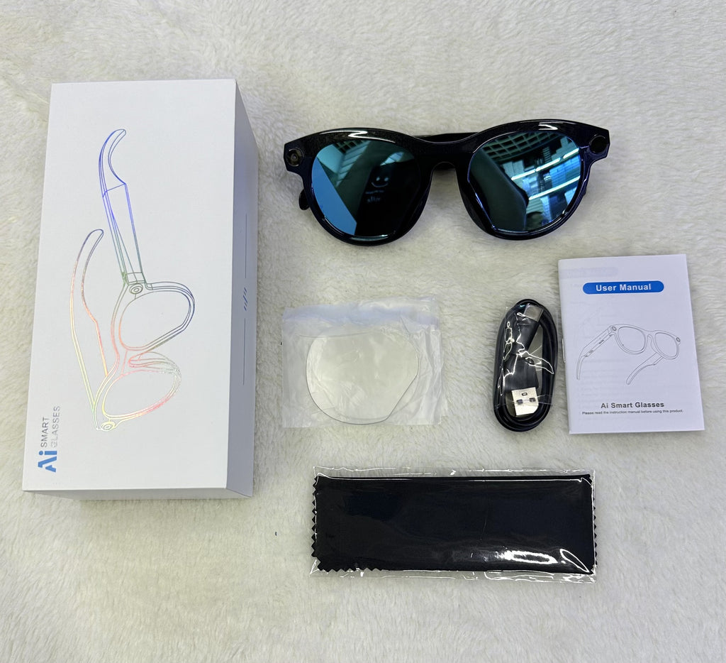 M88Smart Glasses200100 Megapixel Camera with Image Stabilization1080P Video Recording AI Simultaneous Translation Character Recognition