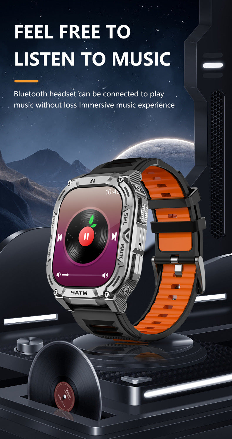 B25Smart Watch5G All-Network Compatible Google Store APP Download True Step Count Heart Rate Front Camera Sports Waterproof Shockproof