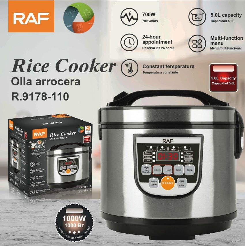 RAF European and American Standard English Smart Rice Cooker for Export5L Intelligent multifunctional rice cooker large capacity rice cooker