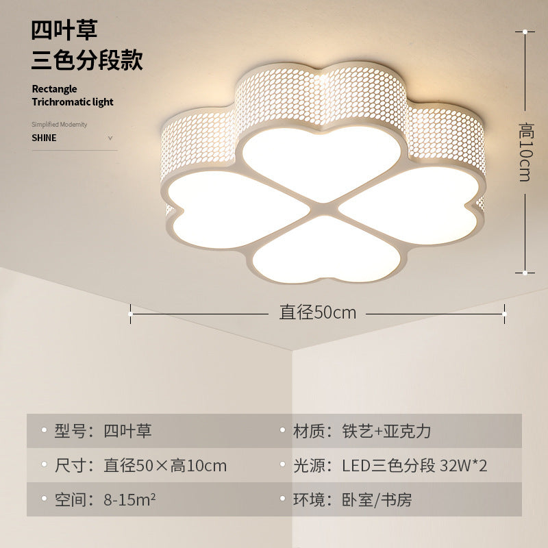 Bedroom Lamp Round Light Fixture LED Living Room Home Ceiling Light Fixture Simple Modern Cozy Romantic Creative Room Lamp