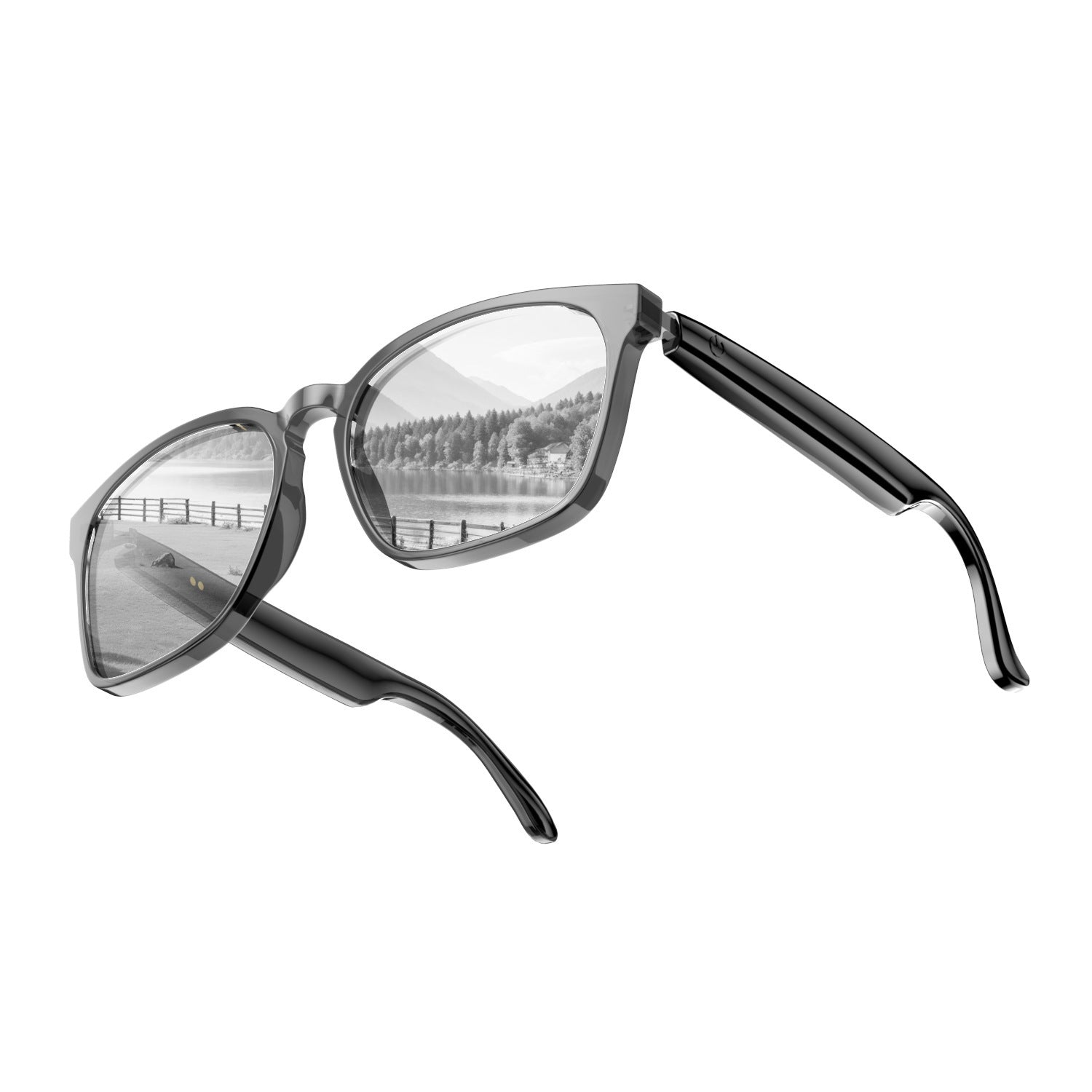 ai Translation Smart Glasses Photochromic Bluetooth Wireless Hands-Free Call Audio Multi-Function Driving Glasses