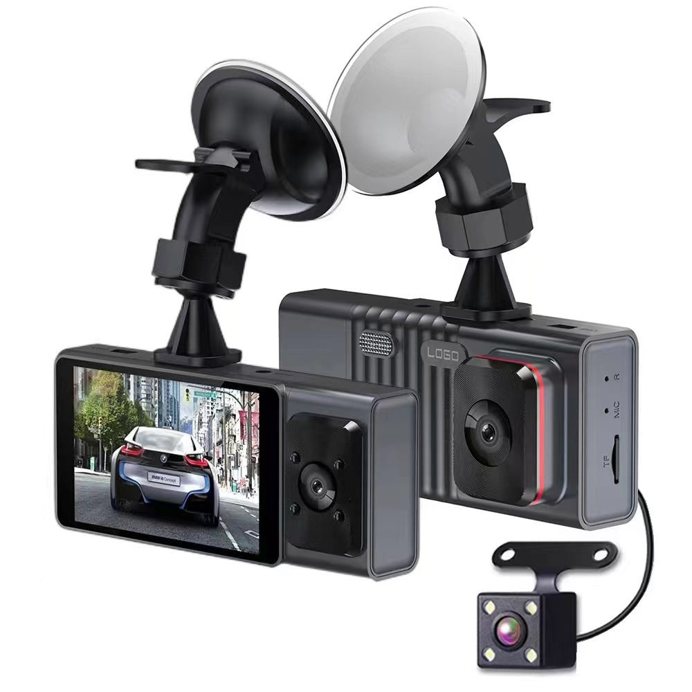S4Driving Recorder Three-Record3Inch WIFI Vehicle-mounted surveillance night vision HD camera CarDvrCam