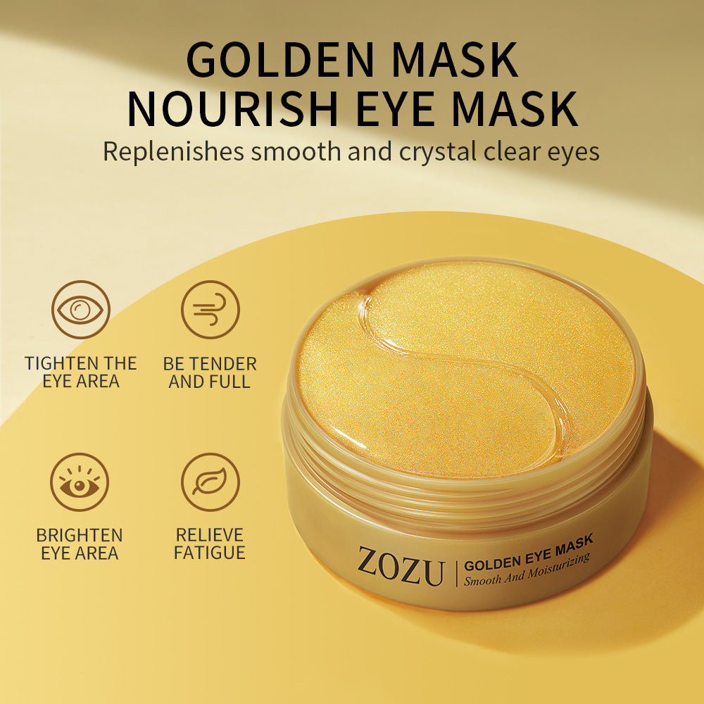 Eye Mask ZOZU Golden Avocado Moisturizing and Hydrating   foreign trade skincare products live wholesale