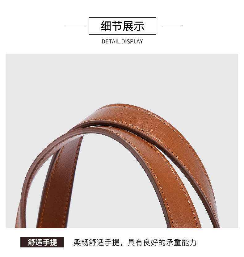 Korean Style Handheld Fashion Casual Briefcase New Work Commute Large Capacity Versatile Tote Bag High-end Feel Women's Bag