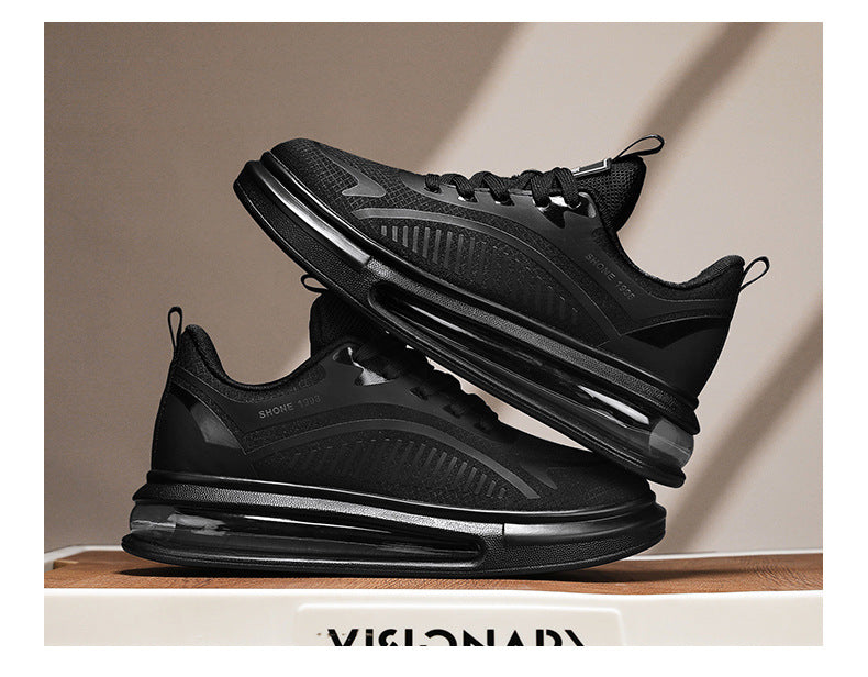 plus Size Spring New Comfortable Sports Shoes Casual Running Shoes Cushioned Lightweight Breathable Shock Absorption Trendy Shoes