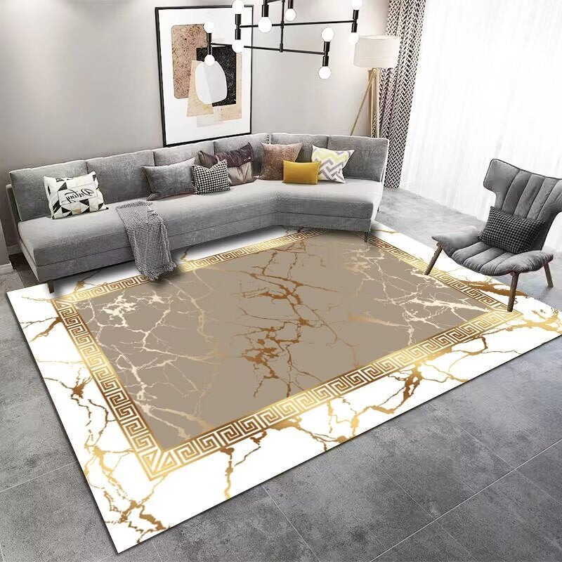 Light Luxury Living Room Carpet Sofa Coffee Table Full Carpet Home Bedroom Gray Series Dirty Resistant Mat Tapis carpet
