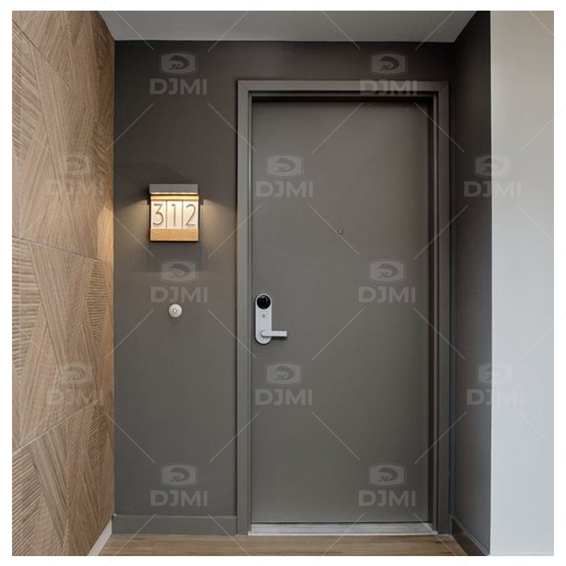 Soundproof Custom Modern Wood Flush Panel Interior Bedroom Hotel Wooden Doors