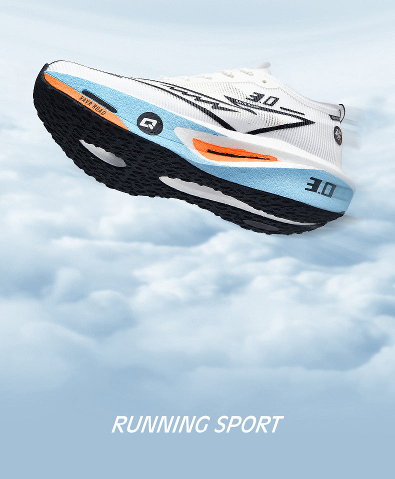 Summer New Hollow Breathable Lightweight Casual Sports Shoes with Super Soft Sole Carbon Plate Cushioning and Rebound for Fitness and Running