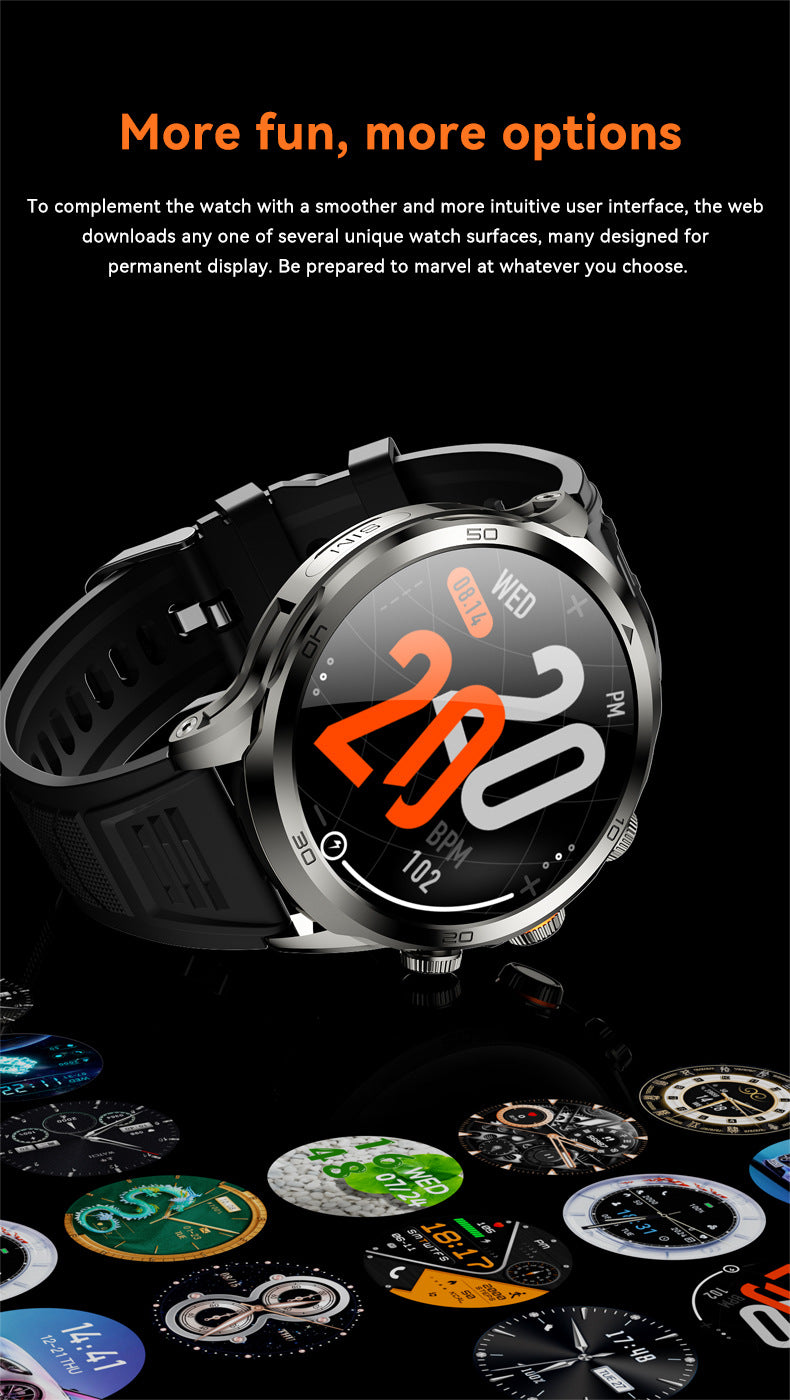 H19Smart Watch5G Global Connect Google Store APP Download Rotating Camera Video Call Photo Shooting Sports