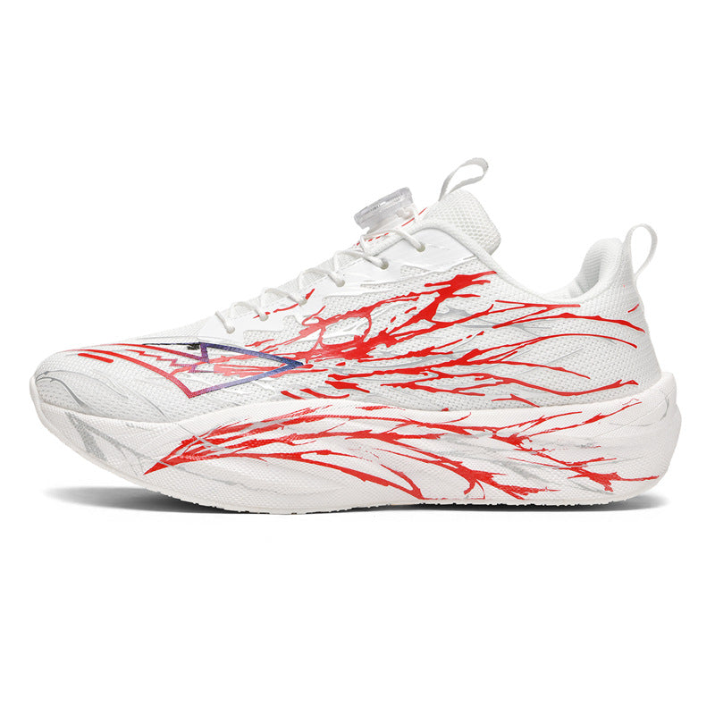 Red Rabbit9pro Really Explosive Carbon Plate Luminous Casual Breathable Running Shoes Outdoor Racing High Elastic Shock Absorption Non-slip Sneakers