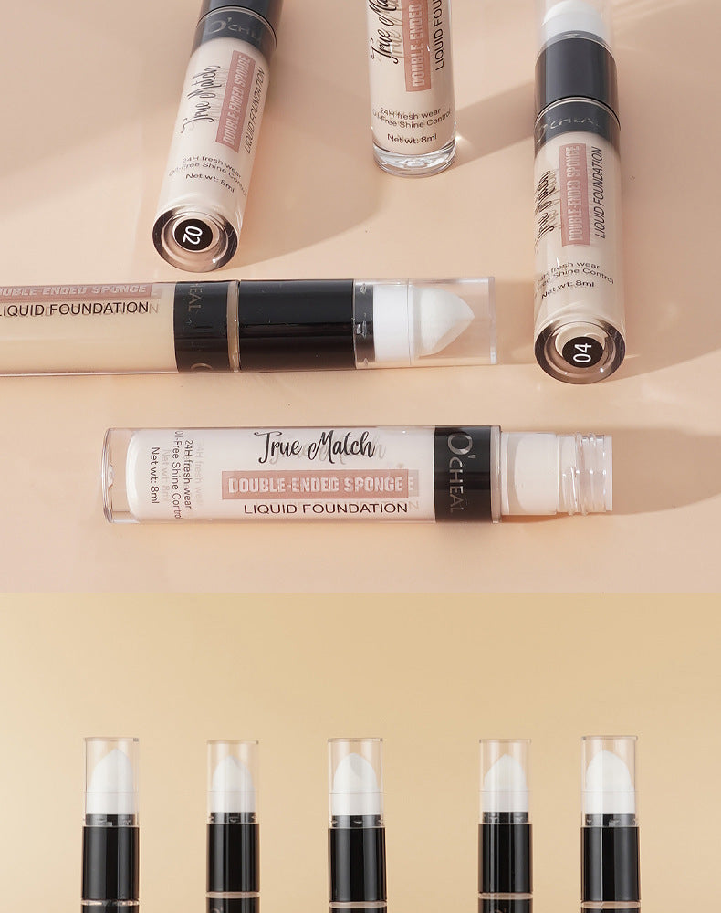AliExpress Ouqianya Dual-Head Concealer Pen Even Skin Tone Spot Application Cover Spots Acne Marks Wholesale