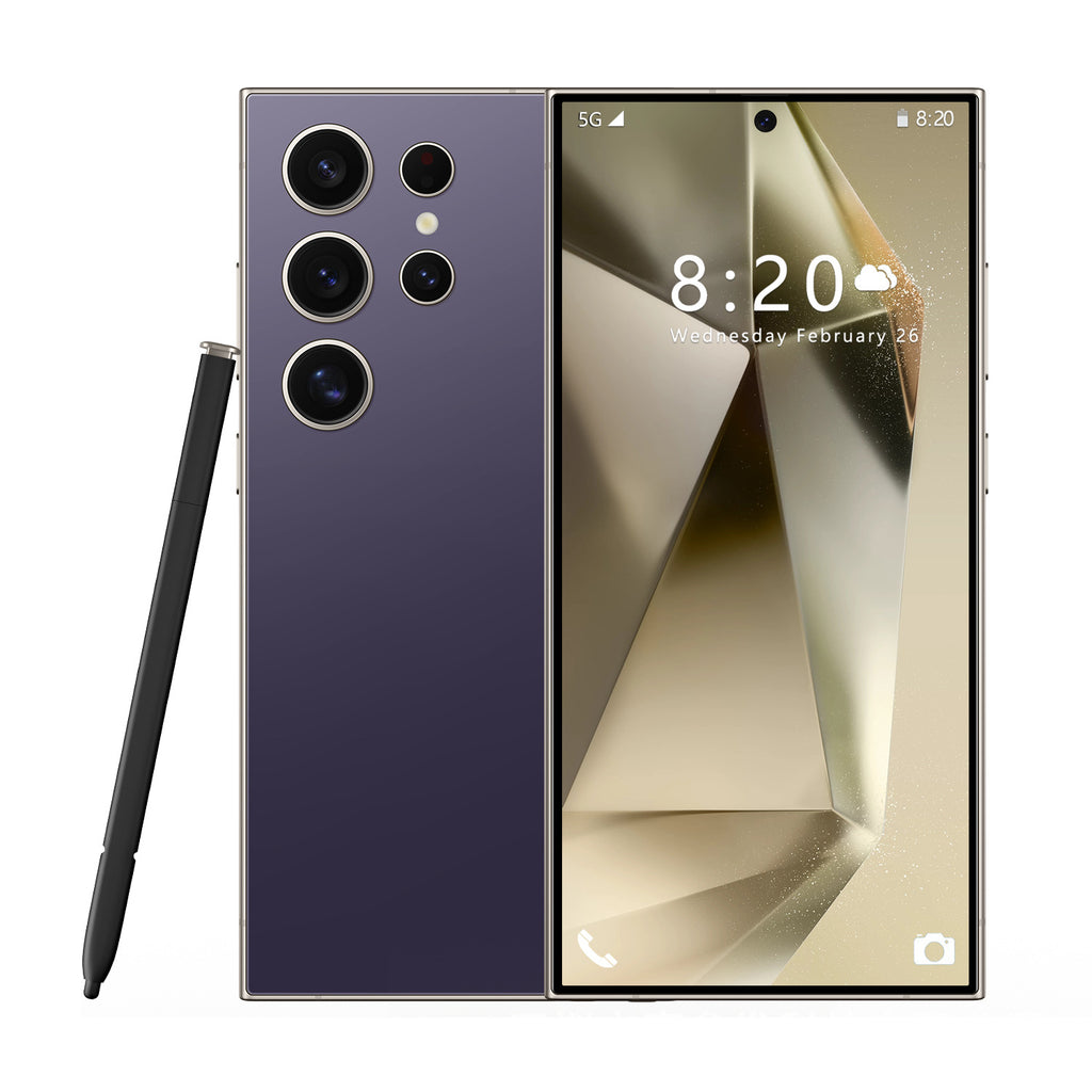 Global S24 Ultra Mobile Phone2+16 High-end7.3Inch Large Screen1300Pixel Android8 Hd
