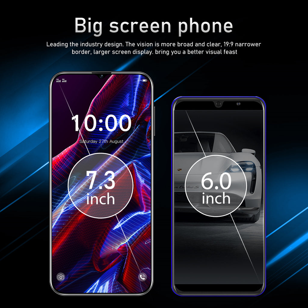 New Mobile Phone M6 Pro Large Screen7.3Inch16+1T Low Price Spot Wholesale Smartphones(Popular)
