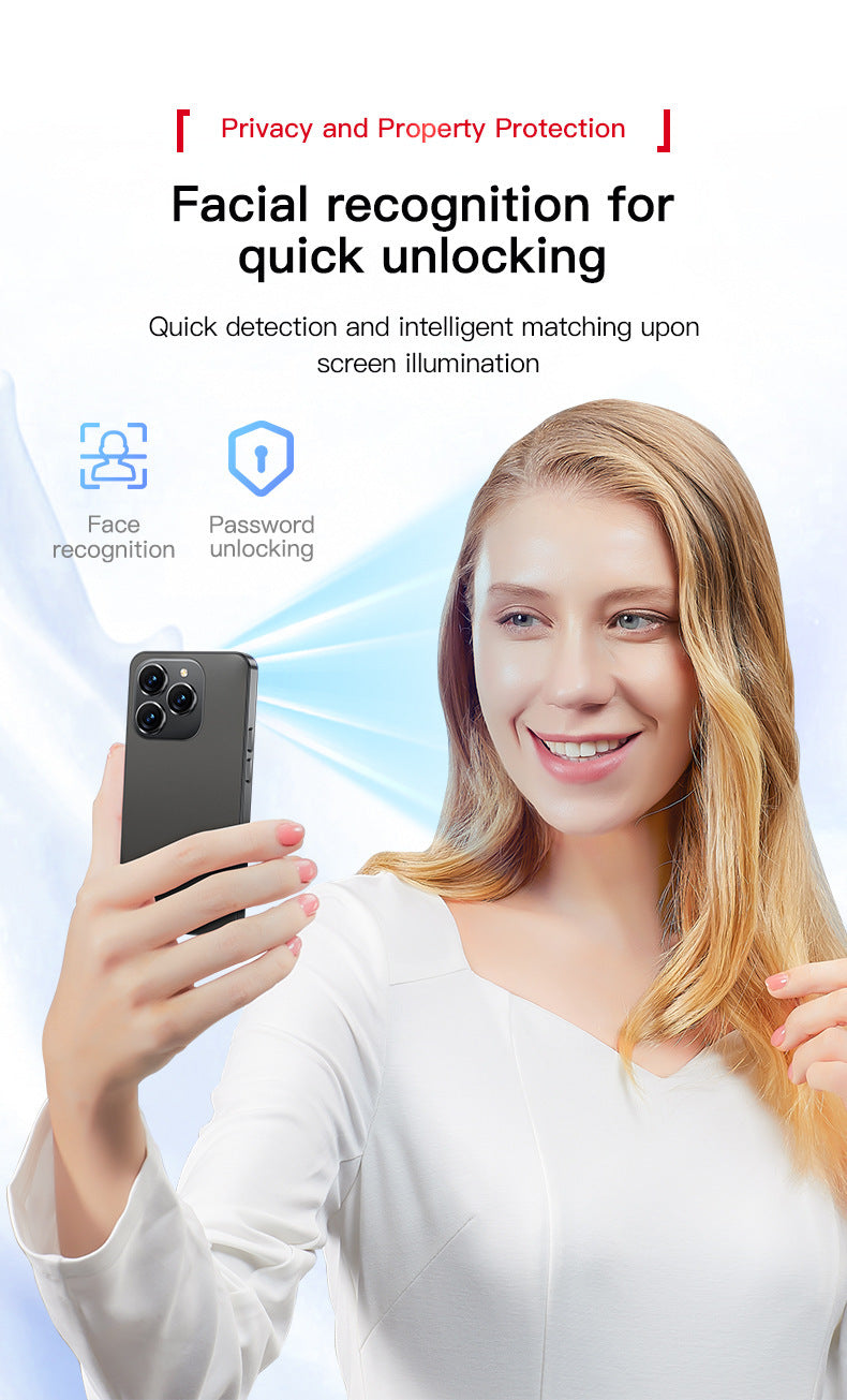 XS18promax All Netcom4G Mini Mobile Phone4.3Inch Water Drop Screen Ultra Small Foreign Language