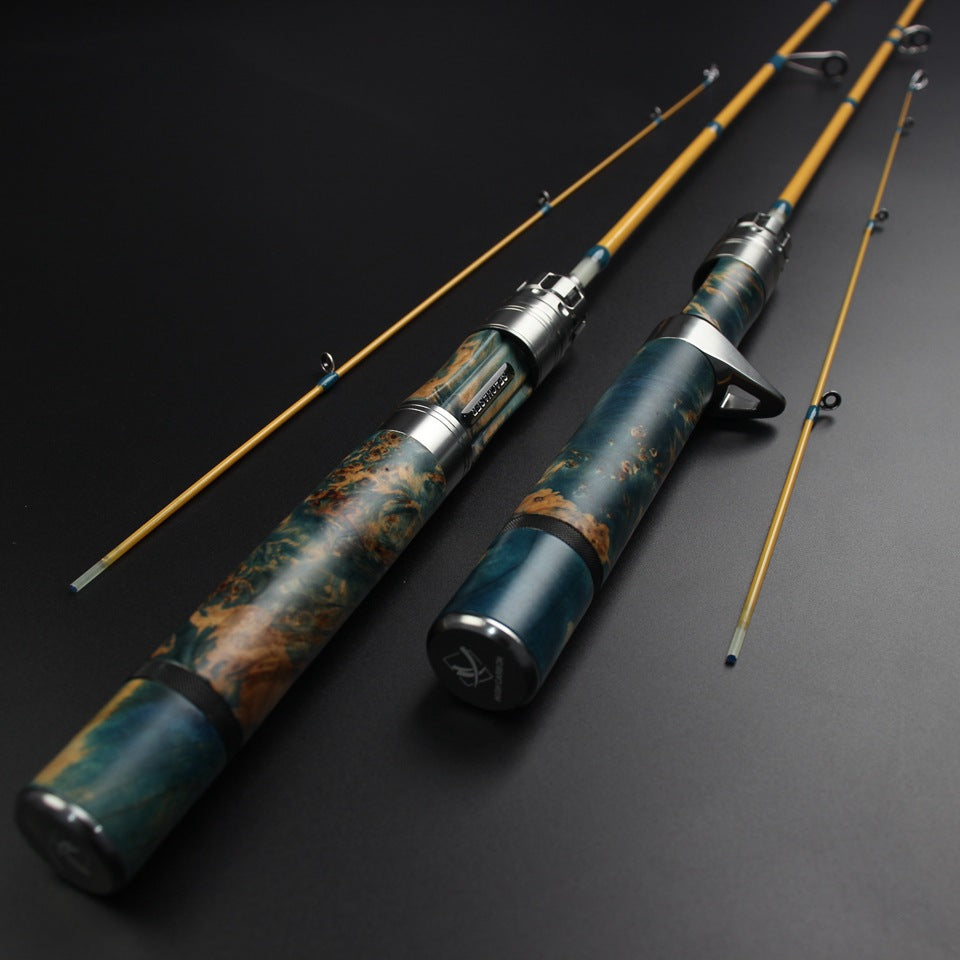1.4Ultra-light Stream Casting Rod, Soft and Lightweight, Easy to Carry, Four-section Lure Rod for Bass and Panfish Fishing