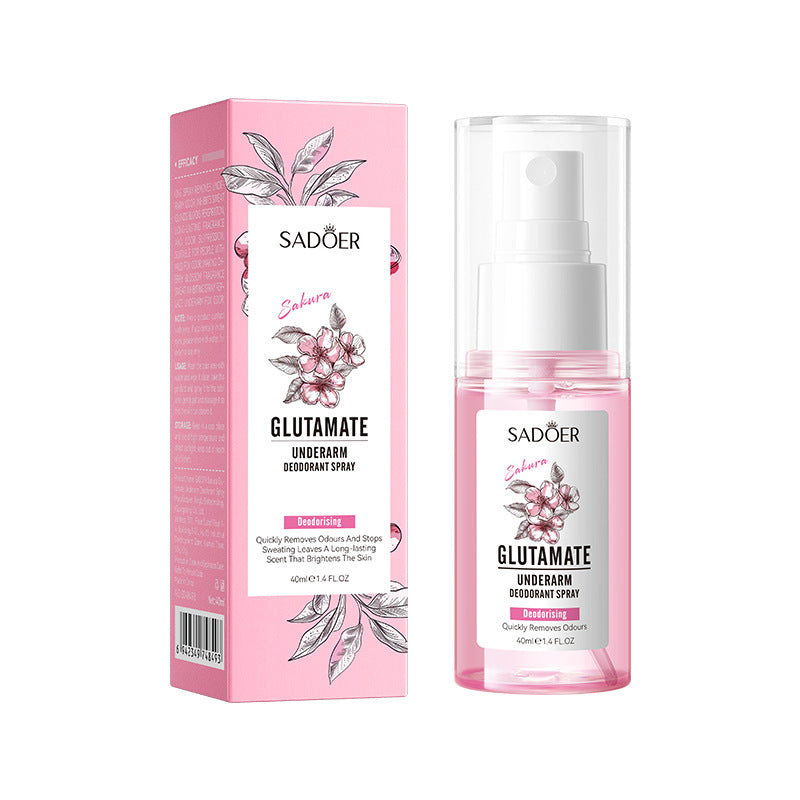 Sakura Underarm Fragrance Spray SADOER Underarm Antiperspirant Spray  Wholesale