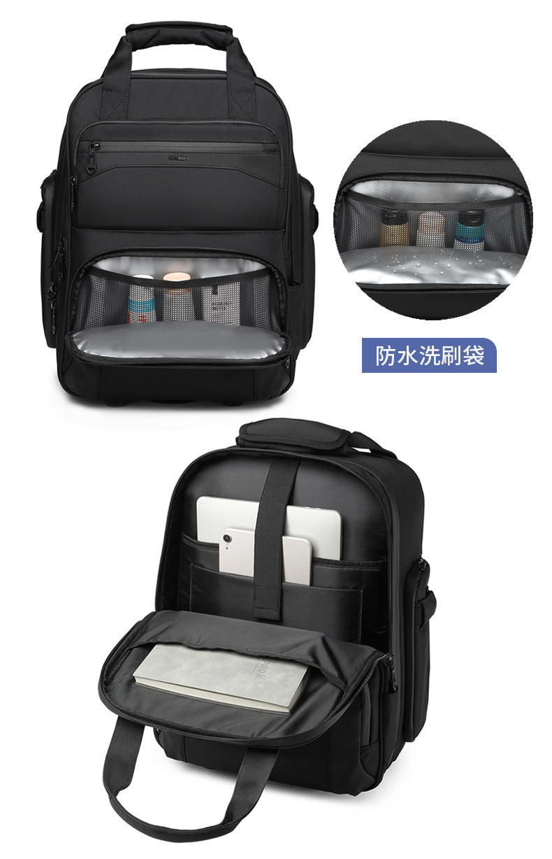 Trolley Travel Bag Business Boarding Bag Large Capacity Waterproof Oxford Cloth Multifunctional Handheld Wheeled Travel Bag