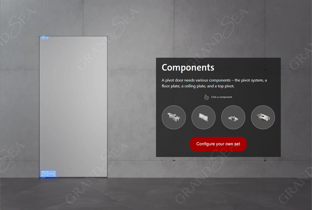 Luxury Design Entrance Door Exterior Security Front Pivot Door Modern Entry Black Wooden Aluminum Pivot Door