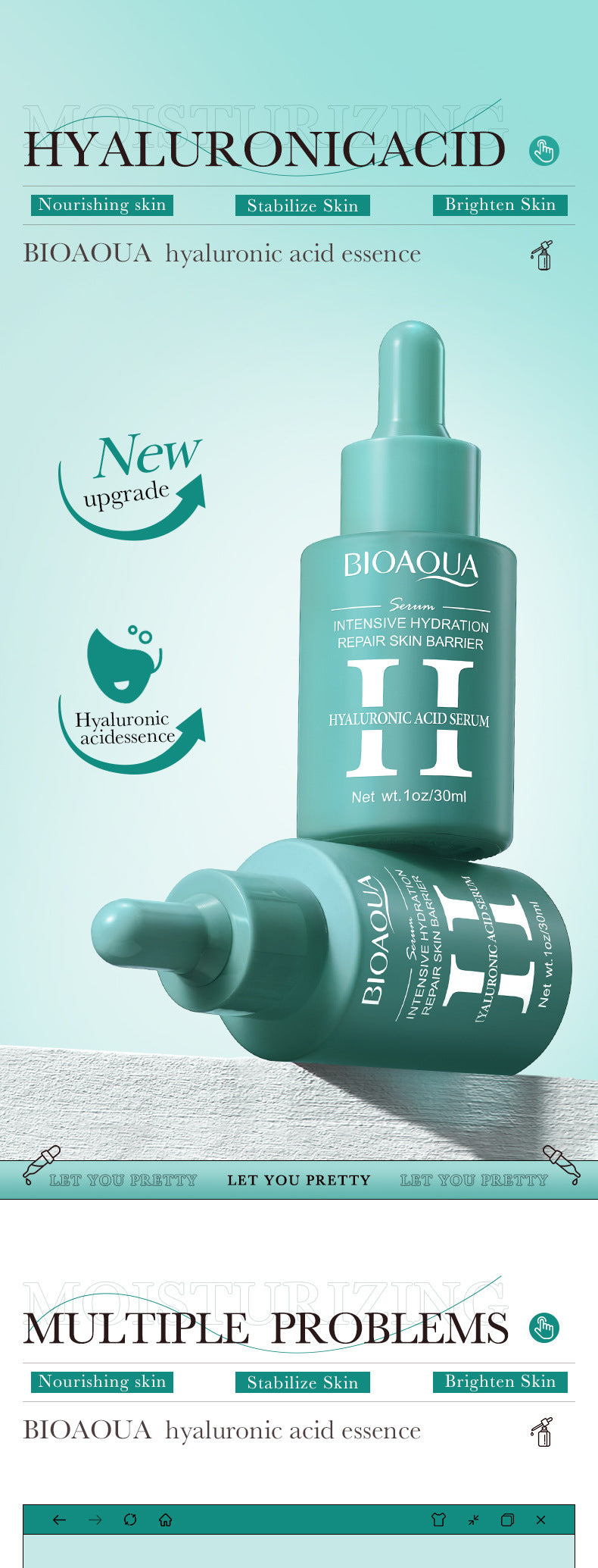 Essence Serum30ml BIOAOUA Turmeric Hydrating Retinol Moisturizing and Nourishing  Wholesale