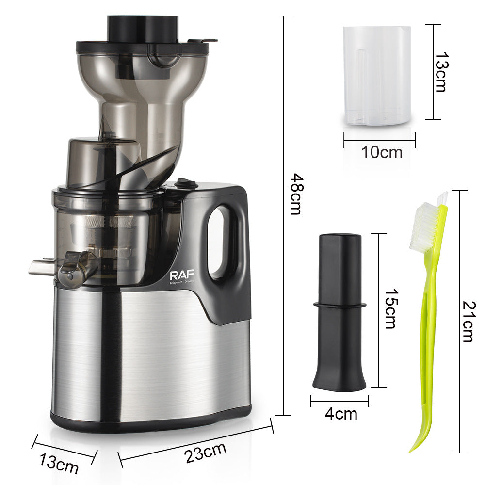 RAF Stainless Steel Juicer Children's Fruit Juice Machine/l Cooking Machine/Juicer Extractor with Juice and Pulp Separation R.2857