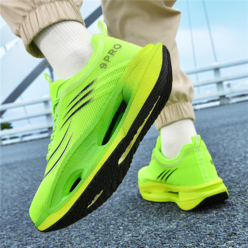 Red Rabbit9PRO Carbon Plate Running Shoes for Men and Women, Racing Mesh Breathable Running Shoes, Fashionable Versatile Shock Absorption Sports Shoes