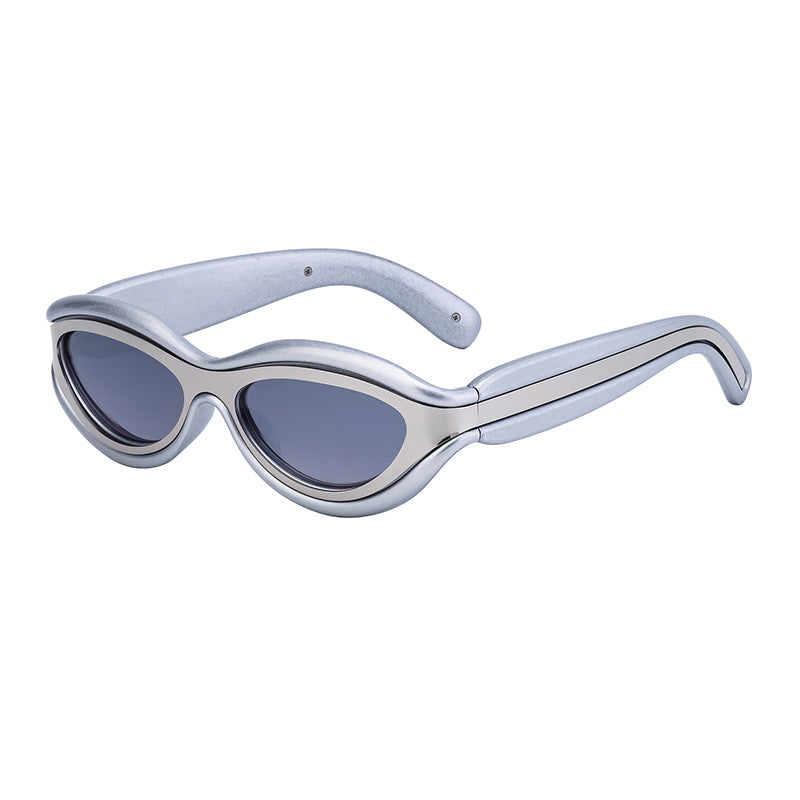 New European and American Y2K Cat Eye Sunglasses for Women Street Style Small Frame Sunglasses for Men Trendy Wholesale sunglasse