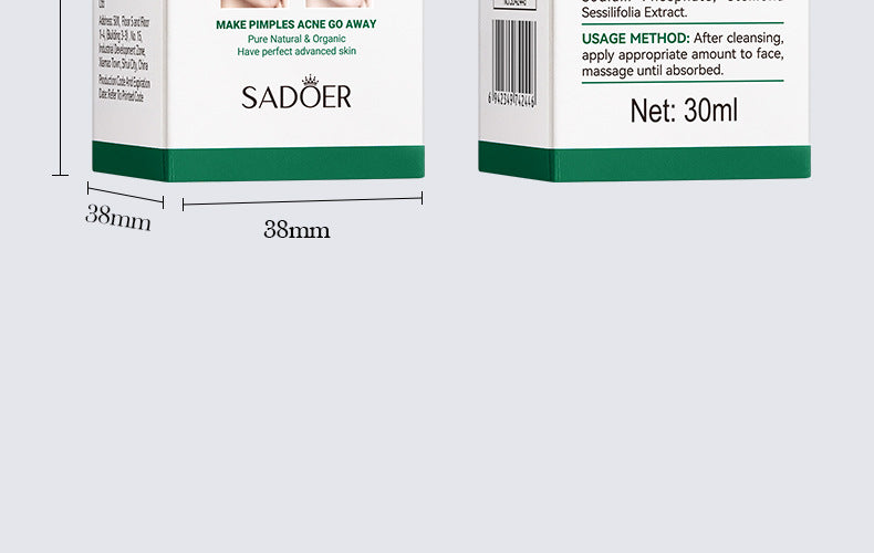 Tea Tree Essence30ml SADOER Moisturizing and refreshing cross-border foreign trade wholesale