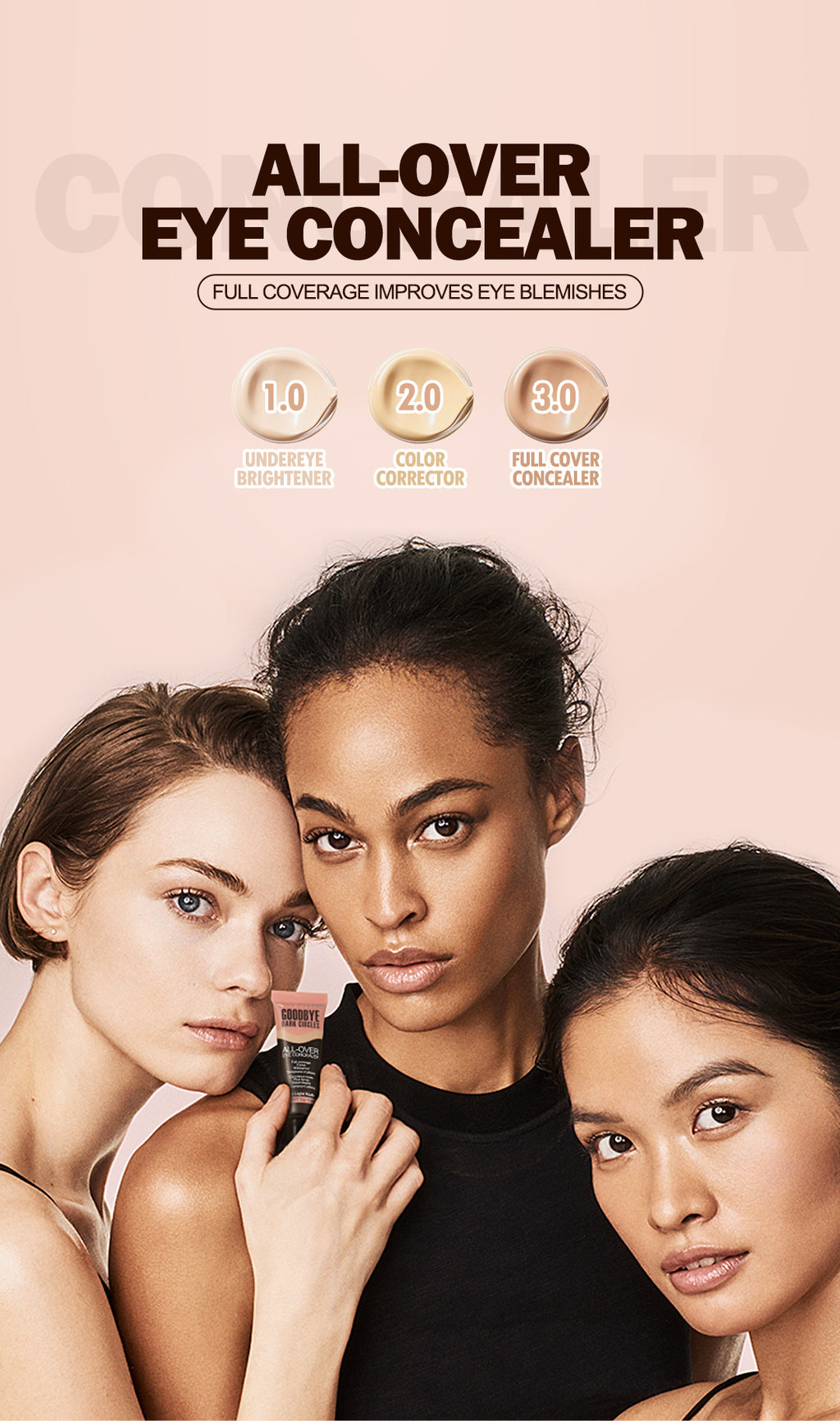 Face Spot Concealer Long-lasting Natural Tattoo Concealer Eye Body Concealer Liquid Wholesale