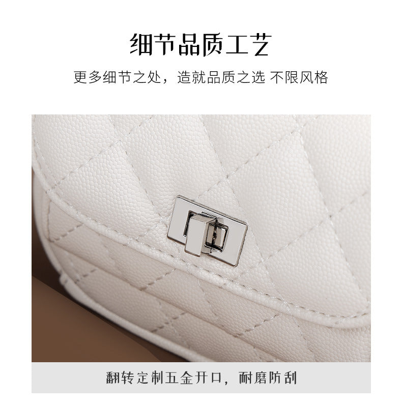 Chanel Style Quilted Chain Backpack New Simple Japanese and Korean Style Cute Mini Handbag for Women