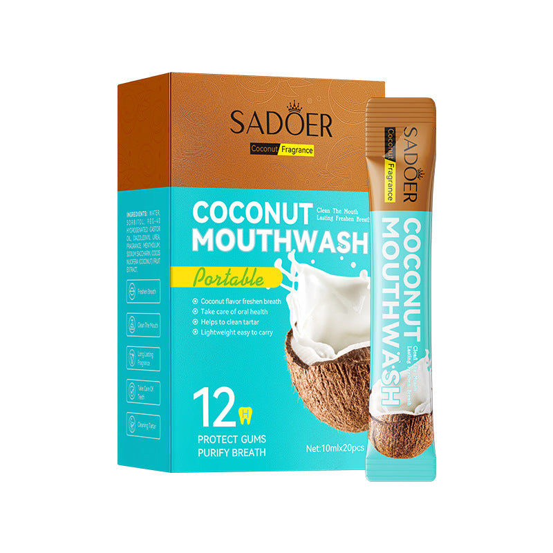 Mouthwash Box Set SADOER Disposable Portable Oral Cleaning Care  Foreign Trade Wholesale