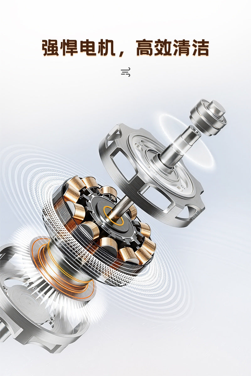 Vacuum Cleaner Car-mounted Suction and Blowing Integrated Small High-power Suction Wireless Handheld Dust Blower Household Desktop Vacuum Cleaner