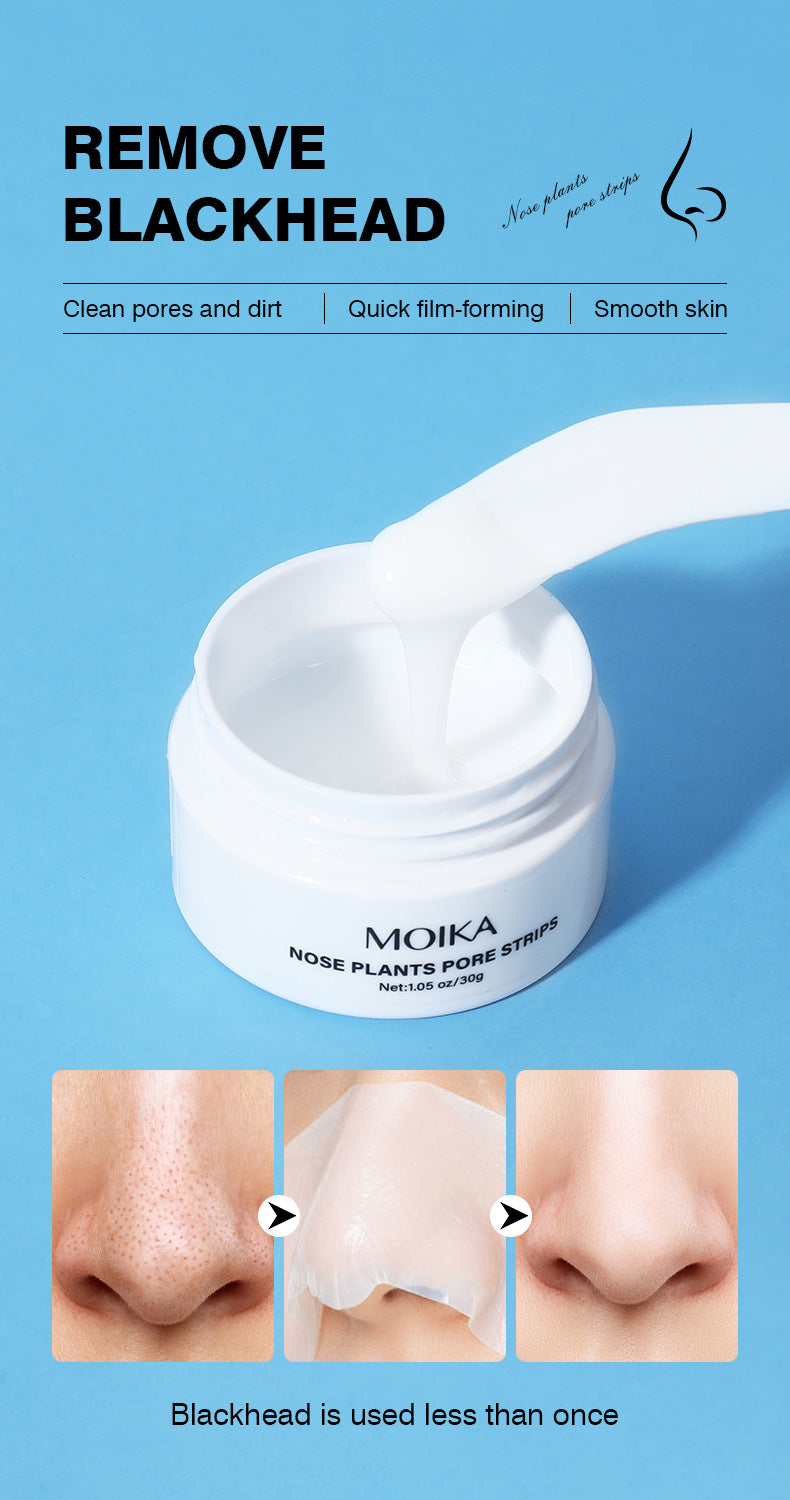 In Stock Peel-off Nose Strips Blackhead Remover Acne Cleansing Nose Mask Gentle Peel-off Pore Improvement Wholesale