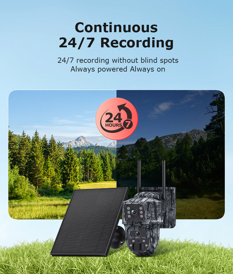 AOV Low Power Consumption4G Solar camera outdoor wireless600Ten Thousand Pairs of Lenses