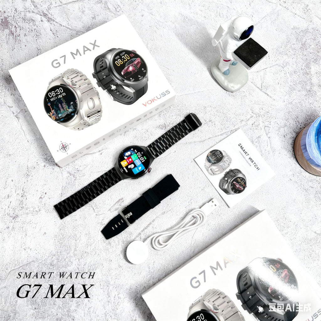 G7 Max Smart Watch1.52inch Bluetooth call, heart rate monitor, step counter, sleep monitoring, message notifications, exercise