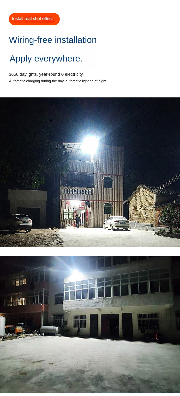 Wholesale Backyard Wide Factory Workshop Searchlight Outdoor Lighting Floodlight
