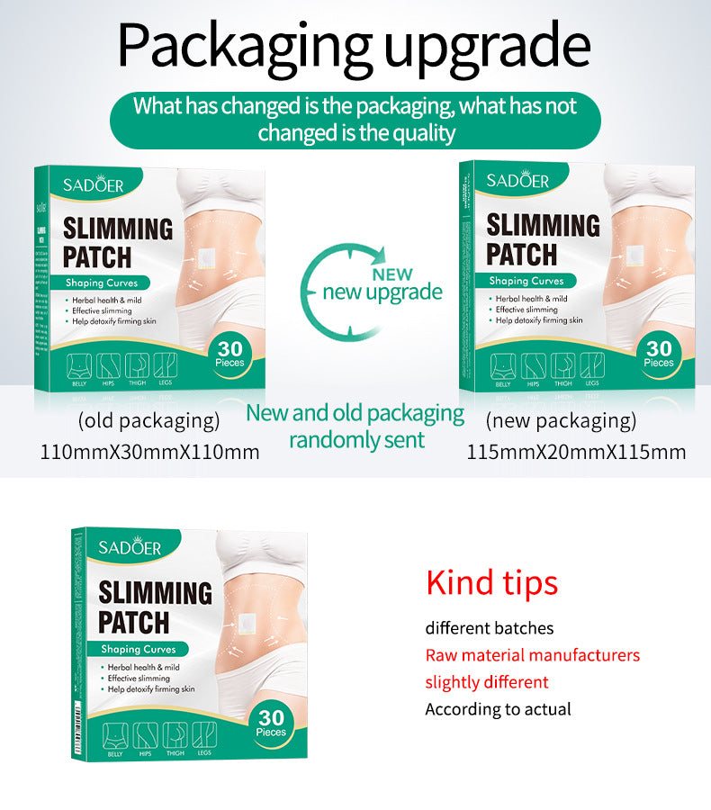 Slimming Body Shaping Navel Patch SADOER Shaping, Consuming, Firming, Lightweight  Wholesale