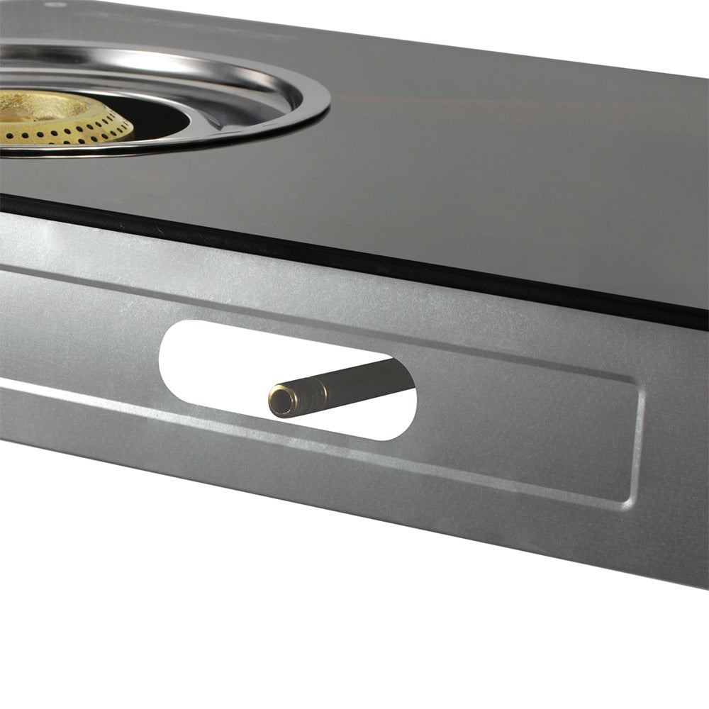 RAF Tabletop Flameout Protection Glass Rotating Fire Intense Gas Stove Three Burners Household Liquefied Gas Stove R.8052