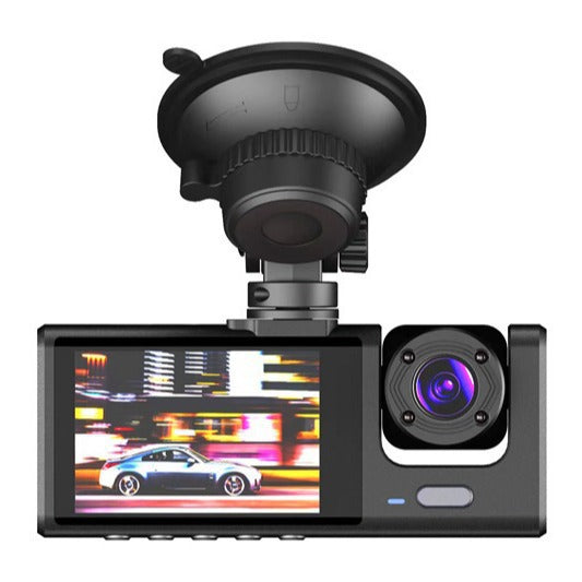 170High-definition dashcam with front, rear, and side recording touchscreen1080P Recorder WIFI Mobile Phone Interconnection