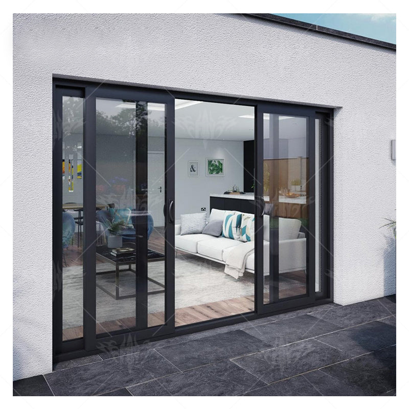 DJMI High Quality Energy Efficient Sliding Door & Aluminium Double Tempered Glass Sliding Doors