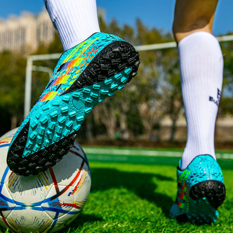 New professional football shoes for men and women AG Spike TF Broken Nail Youth Student Grassland Competition Training Shoes