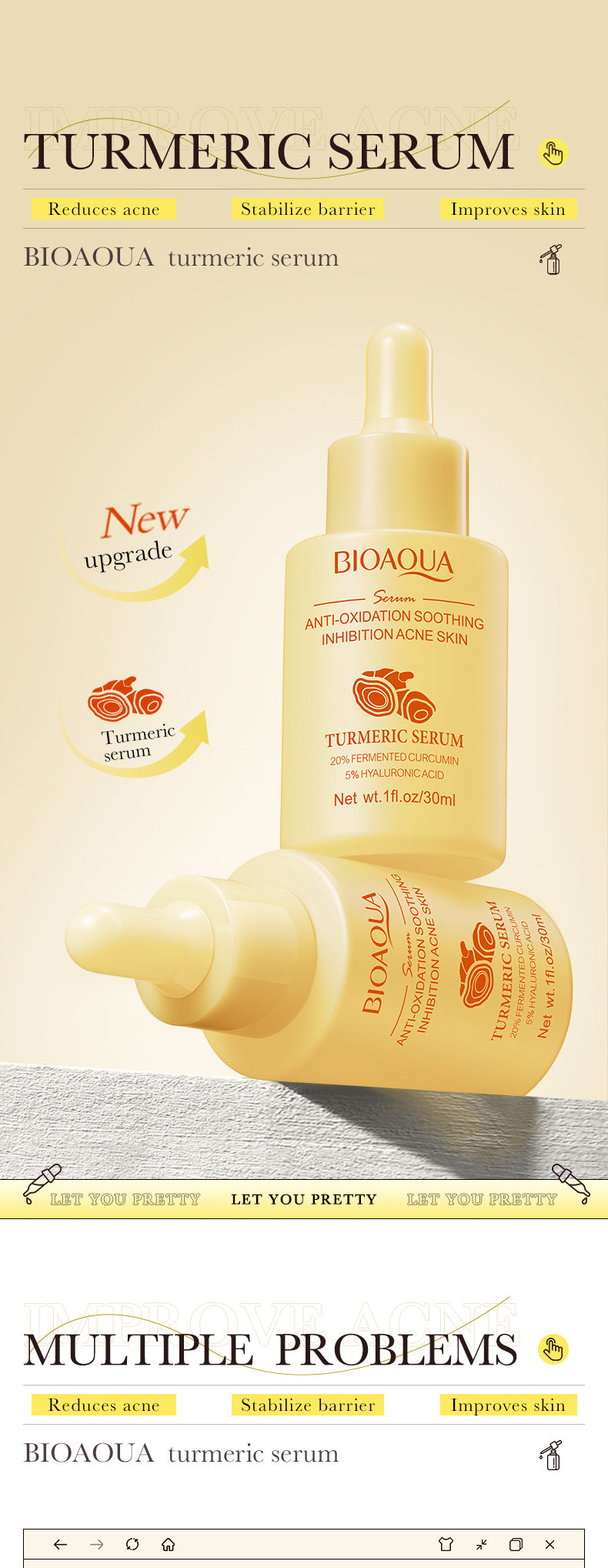 BIOAOUA Essence Series Hydrating and Nourishing Vitamins C Essence   Factory Direct Sales