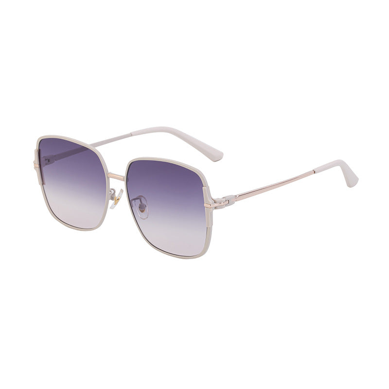 2025New European and American Fashion Square Frame Polarized Sunglasses for Women High-end Outdoor Sun Protection Sunglasses Wholesale