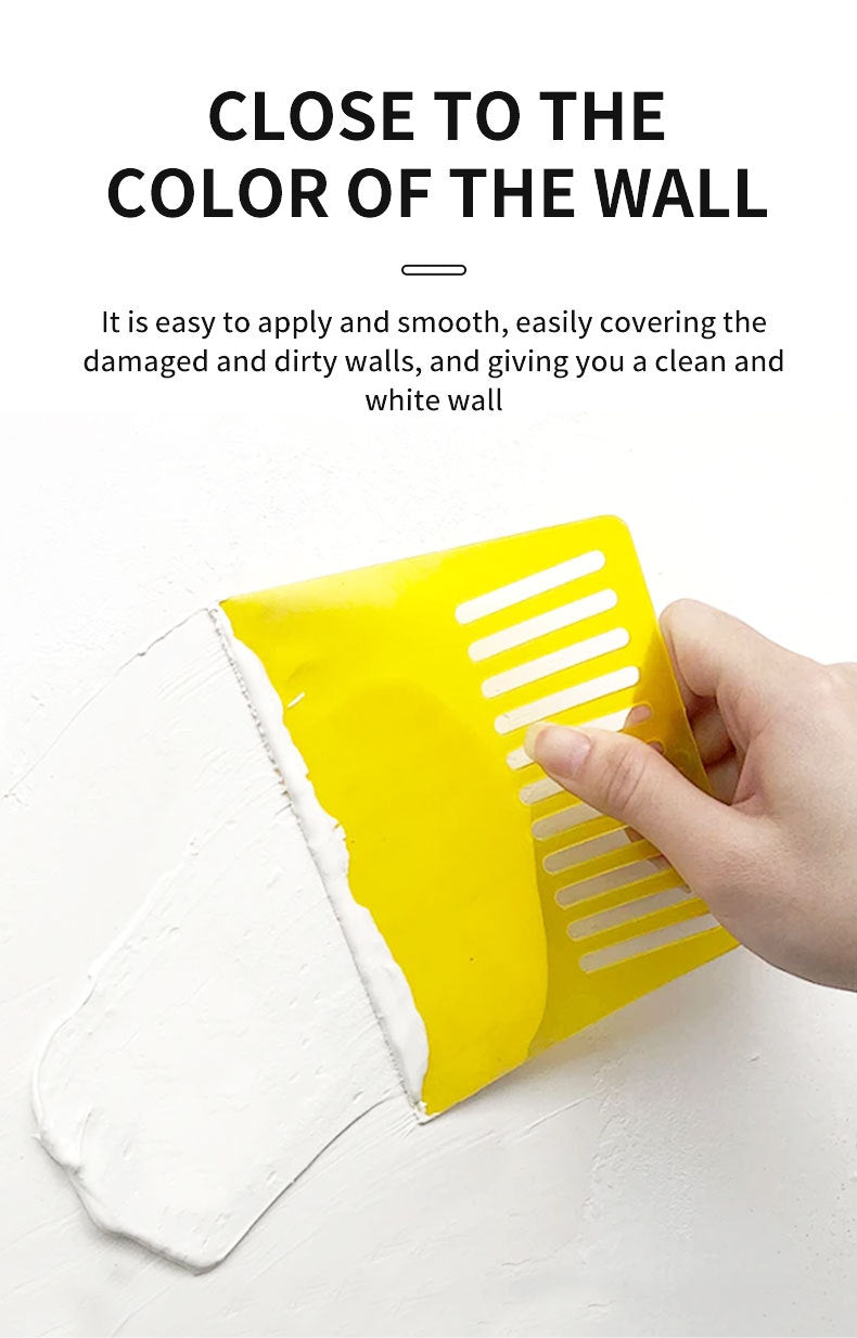 Wall Repair Paste for Repairing Wall Holes and Peeling, Household Putty Paste for Cracks and Nail Holes, White Wall Paste for Wall Repair
