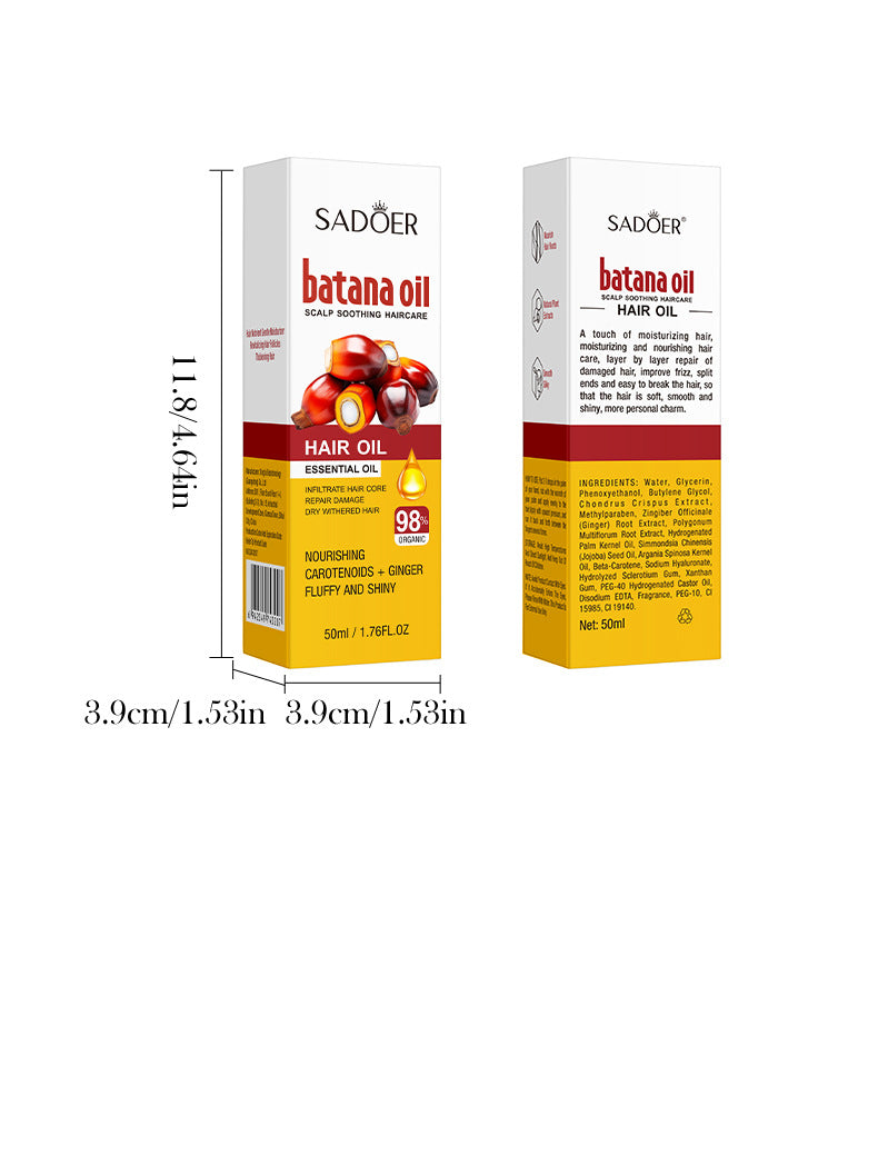 Batana Scalp Hair Care Oil SADOER Soothing and Smooth Hair Oil  Wholesale