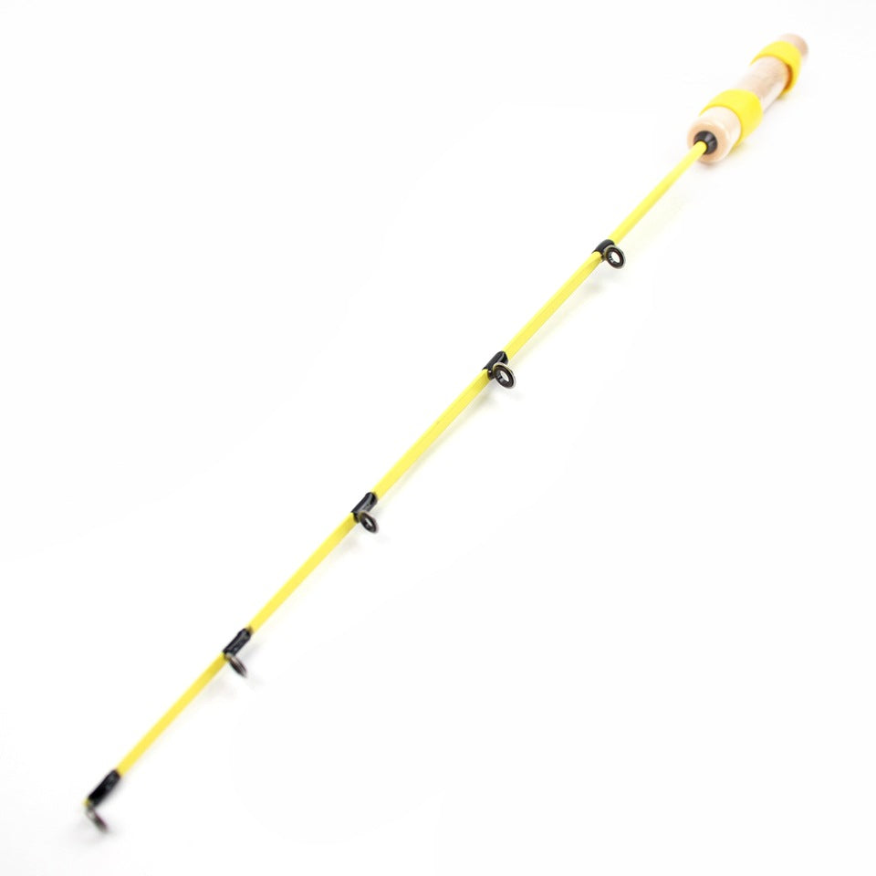 Winter Fishing Rod55cm2Portable Ice Fishing Rod with Flat Tip, Softer and More Sensitive for Ice Fishing and Raft Fishing