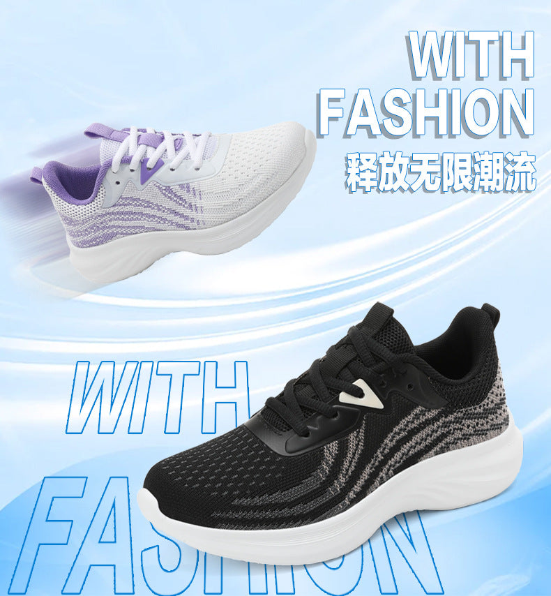 Plus Size Women's Shoes Mesh Breathable Sports Shoes Casual Shoes Lightweight Student Running Shoes Soft Sole Travel Shoes