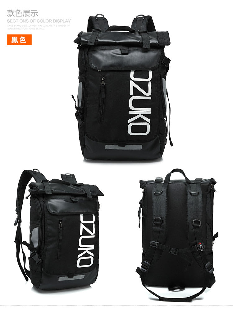 Trendy Brand Backpack for Men, College Student Bag, Oxford Cloth Laptop Backpack, Business Commuting Casual Men's Backpack
