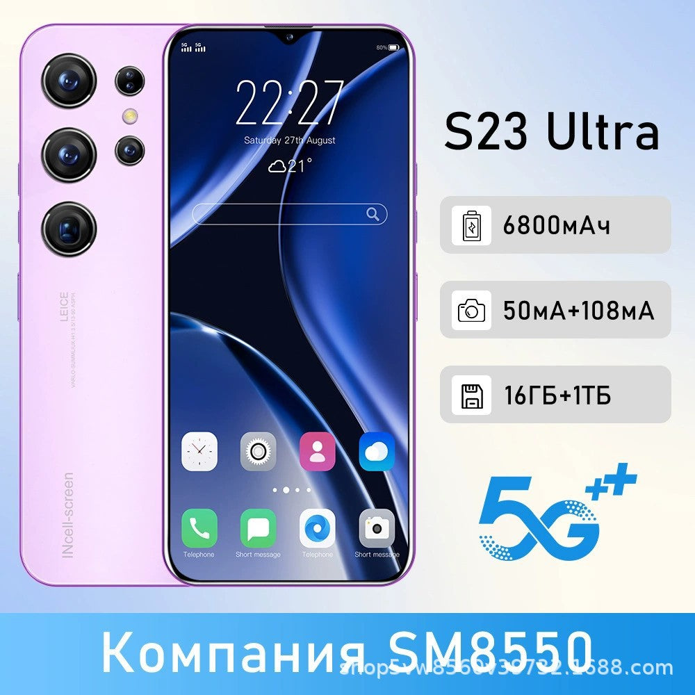 S23+Ultra Specially designed for mobile phones7.3Large Screen HD16+1T Large Memory Source Factory